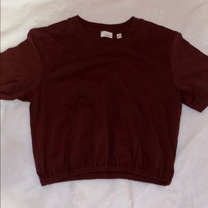 Cropped brown top
